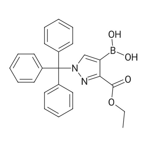 2828444 94 4 3 Ethoxycarbonyl 1 Trityl 1H Pyrazol 4 Yl Boronic Acid