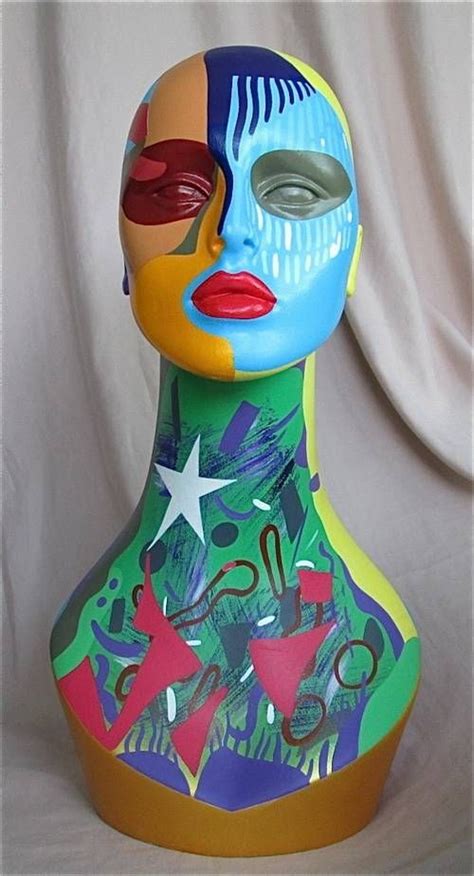 Rick Garcia Hand Painted Mannequin Head 1 Youve Got To See This