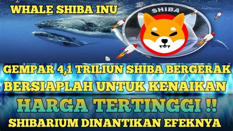 Gempar Triliun Shiba Inu Bergerak Bersiaplah Untuk Kenaikan