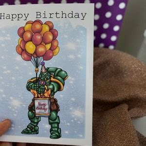 Space Marine Birthday Card Etsy