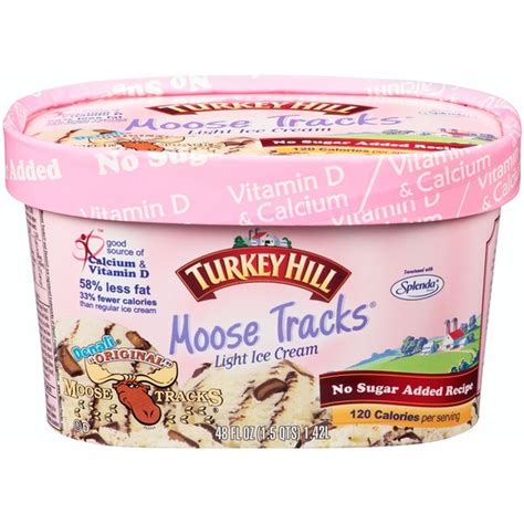 Turkey Hill Denali Original Moose Tracks Light No Sugar Added Recipe