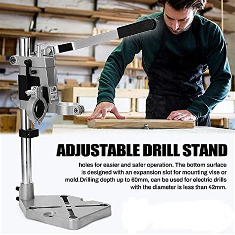 Osea Drill Press Stand Double Hole Universal Bench Clamp Adjustable