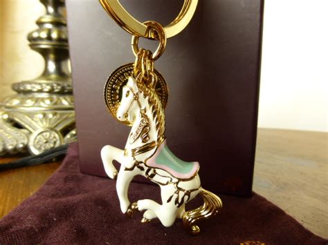 Mulberry Carousel Horse Keyring Or Bag Charm Sold