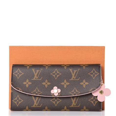 LOUIS VUITTON Monogram Bloom Flower Emilie Wallet 406454