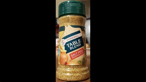 Stonemill Salt Free Table Seasoning Blend Review Youtube