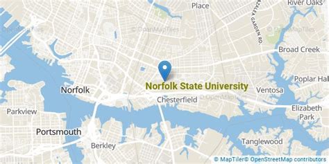 Norfolk State University Campus Map