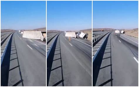 Accident GRAV pe Autostrada Transilvania între Turda și Gilau VIDEO