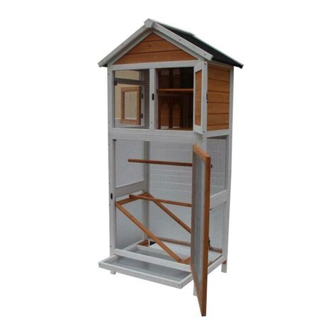 Outdoor Wooden Bird Aviary Bird Cage Indoor Small