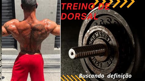 Treino De Dorsais Youtube