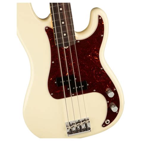 Fender American Pro Ii Precision Bass Rw Olympic White Gear4music