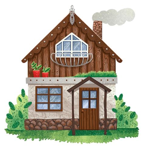 Cottage Clipart Collection Charming And Cozy Illustrations For Your