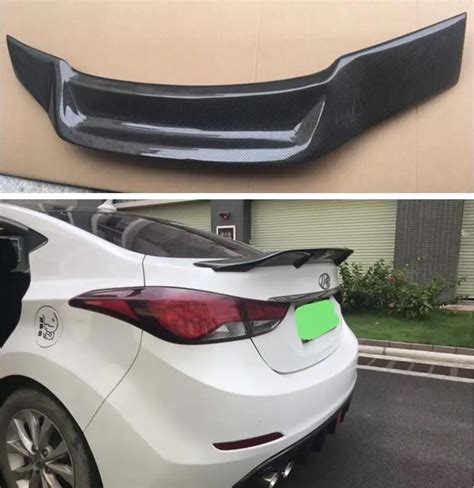 Aler N Trasero De Fibra De Carbono Para Hyundai Elantra Avante Alta