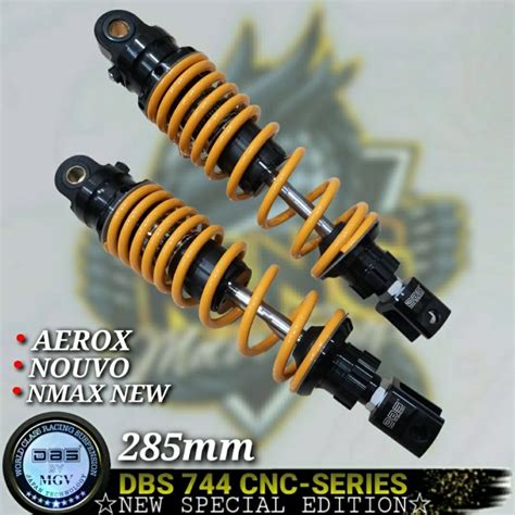 Jual Shockbreker AEROX 285MM SHOCK NOUVO DBS 744 CNC SERIES Shopee