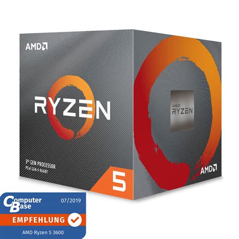 Amd Ryzen™ 5 3600 Boxed Cpu Arlt Computer