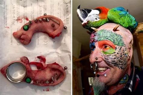 Man Cuts Off His Ears Because He Wants To Look Like His Pet Parrot