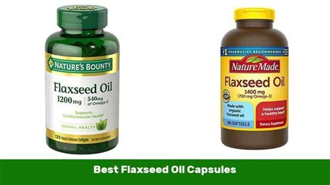 The Best Flaxseed Oil Capsules The Sweet Picks