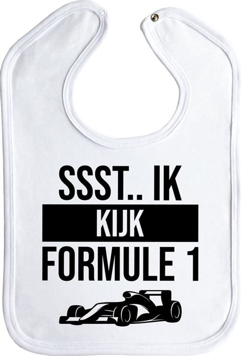 Slab Ssst Ik Kijk Formule 1 Slabber Slabbetjes Baby F1 F1