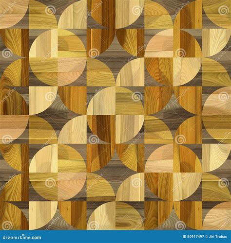 Abstract Paneling Pattern Seamless Background Cassette Floor Wood