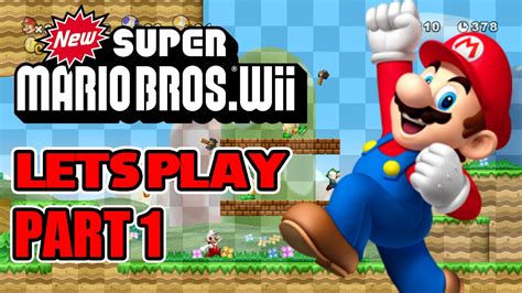 Lets Play New Super Mario Bros Wii Part 1 Youtube