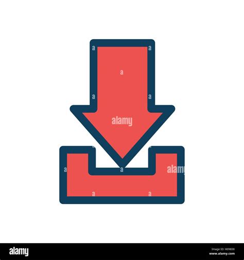 download button technology design isolated Stock Vector Image & Art - Alamy