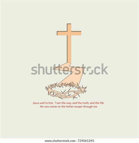 Religious Symbols Biblical Verse Vector Image Stock Vector (Royalty ...