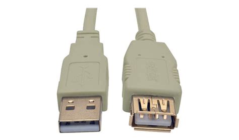 Eaton Tripp Lite Series 6ft Usb 2 0 Hi Speed A A Cable M M 480 Mbps Beige Usb Extension Usb