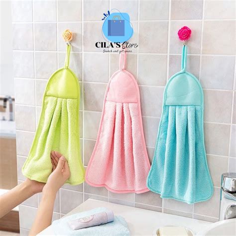 Jual CILASSTORE II Kain Lap Tangan Gantung Hand Towel Polos Handuk