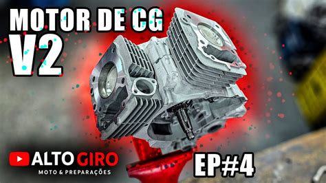 MOTOR TITAN 150 V2 PRÉ MONTAGEM E ALTURA DOS PISTÕES YouTube