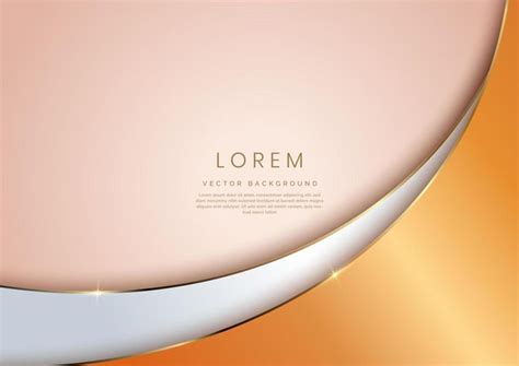 Elegant Abstract Luxury Curved Shape on Light Pink Background