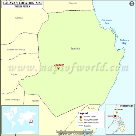 cauayan location  cauayan  philippines map