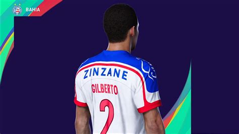 Cópia de base de Gilberto lateral do Bahia no PES 2021 eFootball