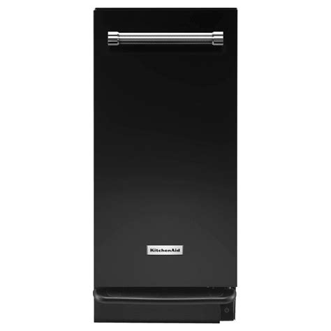 Kitchenaid 15 In Built In Trash Compactor In Black Ktts505ebl The