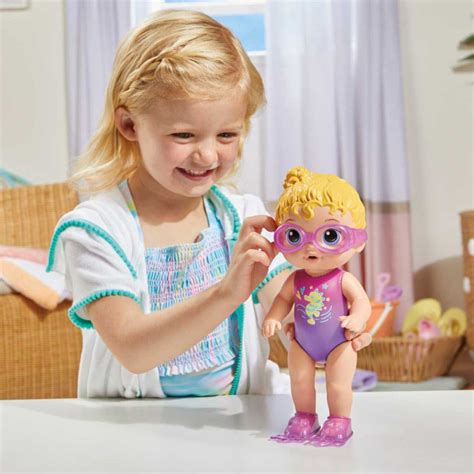 Boneca Baby Alive Bebê Piscina Loira Hasbro