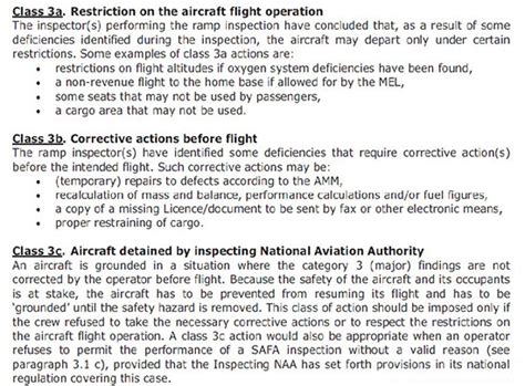 Savant Aero Safa Ramp Inspection Checklist