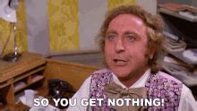 You Get Nothing - Zero GIF - You Get Nothing Gene Wilder Willy Wonka ...