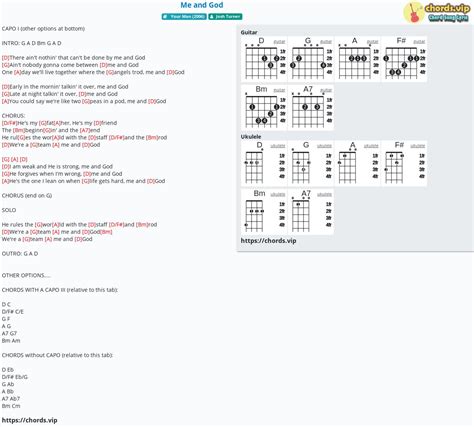 Chord: Me and God - tab, song lyric, sheet, guitar, ukulele | chords.vip