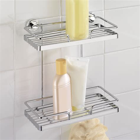 Wenko Sion Metal Wall Mounted Shower Caddy Reviews Wayfair Uk