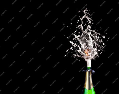 Premium Photo | Popping champagne