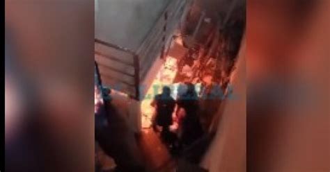 VIDEO Pánico en un colegio bandeño por un voraz incendio Ocurrió