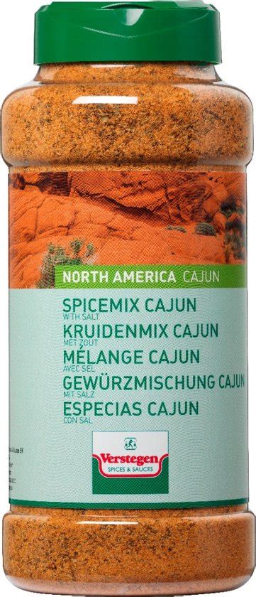 Verstegen Kruidenmix Cajun Met Zout Bus 900 Gram Bol