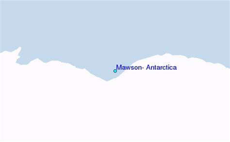 Mawson, Antarctica Tide Station Location Guide