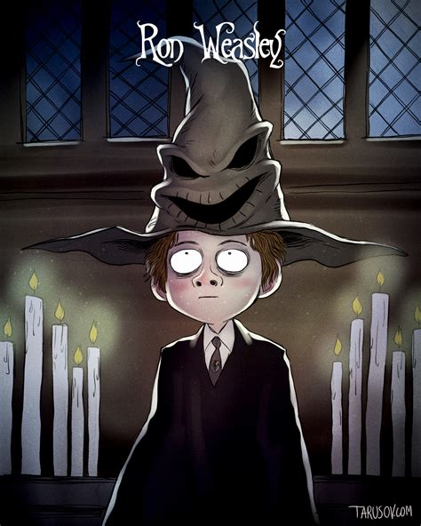 Andrew Tarusov Harry Potter In Style Of Tim Burton