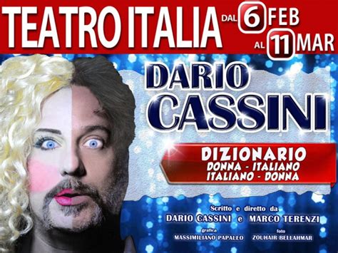 Dario Cassini In Scena Al Teatro Italia Il Dizionario Per Comprendere