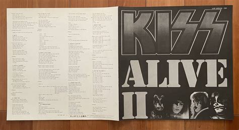 Yahooオークション Lp 帯付 2枚組 キッス アライブ Ⅱ Kiss Alive