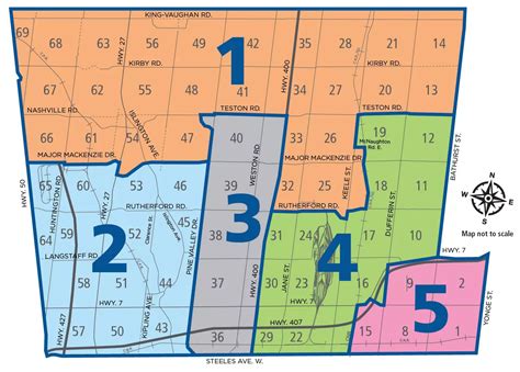 Current Ward Boundaries City Of Vaughan