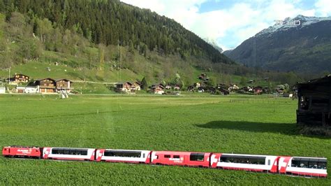 Zug Mitfahrt Andermatt Brig F Rgangen Bellwald Fiesch Train