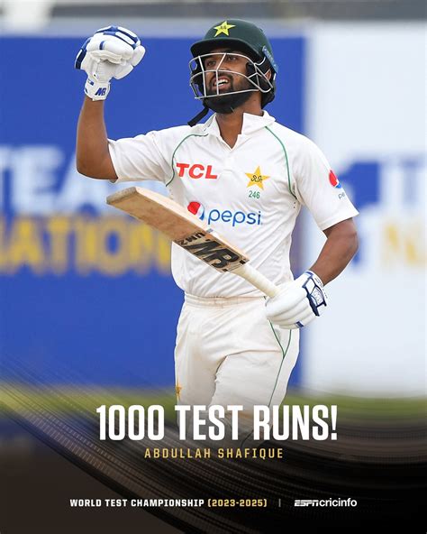 Espncricinfo On Twitter Fastest To 1000 Test Runs Among Pakistan