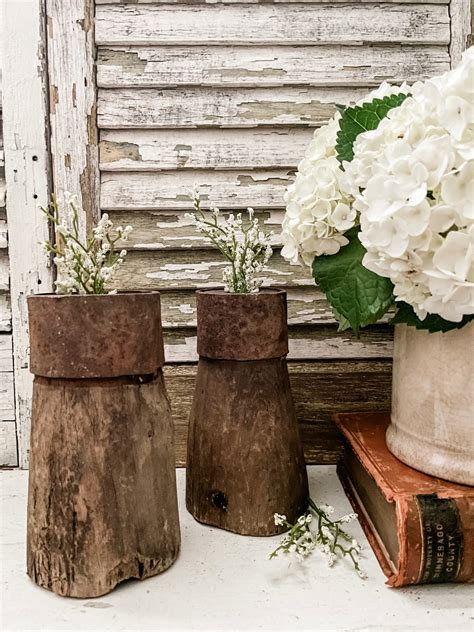 Blackdog Creations - Antique Wood Molds w/ Iron strap - Primitive