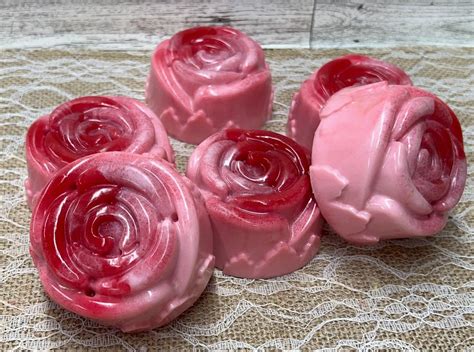 Fresh Cut Roses Rose Loofah Soap Bar 4 Oz Bar Eartherella Soap