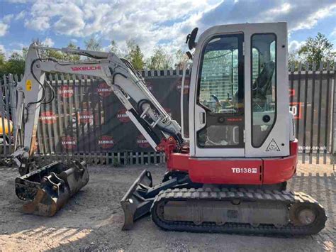 Takeuchi Tb138fr Mini Digger Used Plant Digger Dumper